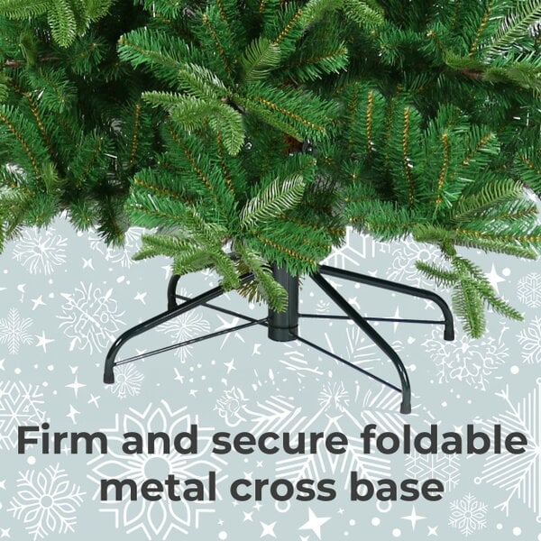 Neo Christmas Tree 7-Foot Artificial Natural Green Realistic Fir