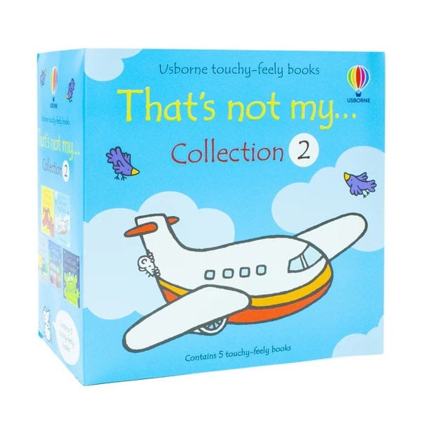 Touchy-Feely Books That's Not My Collection 2: 5 Books Set (Truck, Plane, Monster, Dragon, Bus)