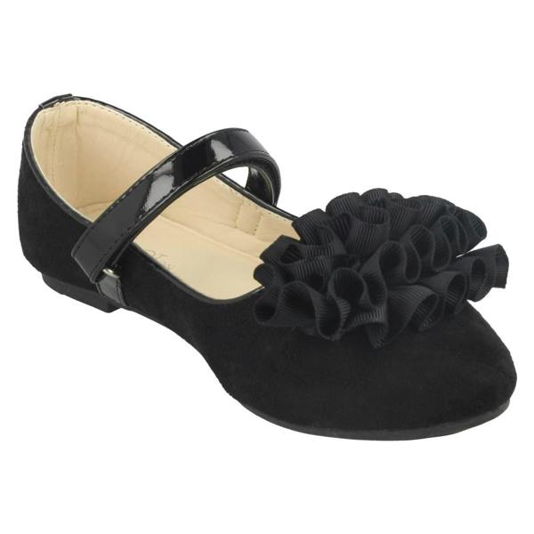 Spot On Girls Spot On Frill Trim Ballerinas H2448