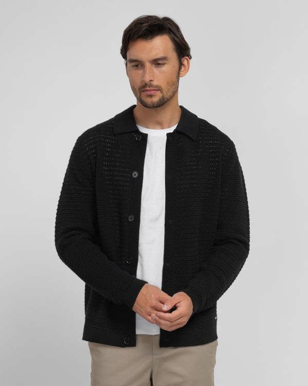 Steel & Jelly Chester - Chunky Knit Button Up Cardigan