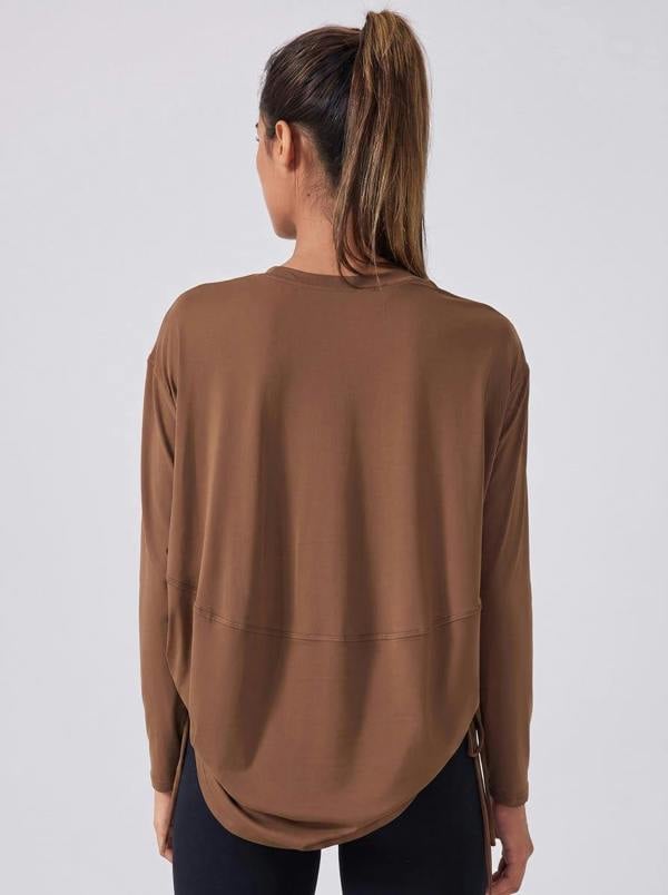 Anniou Side-Drawstring Quick-Dry Pullover