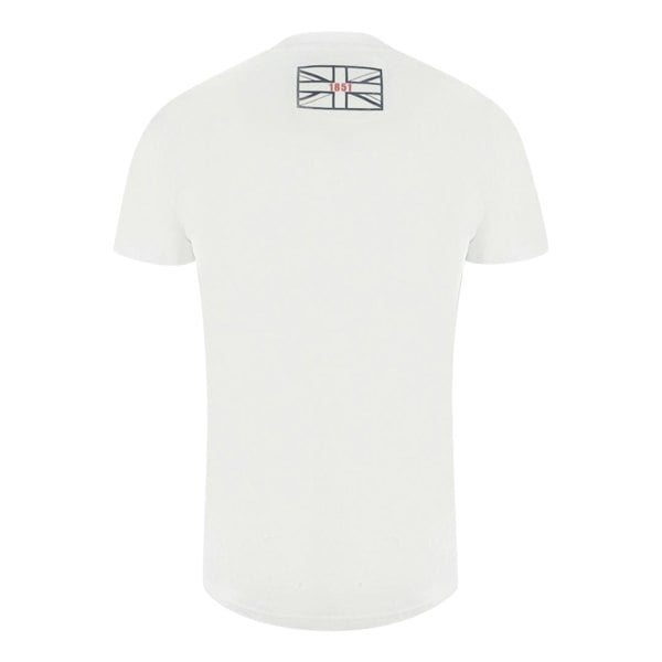 Aquascutum London 1851 Tape Logo T-Shirt - White