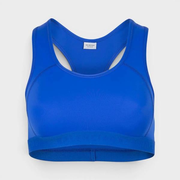 Balenciaga Athletic Sports Bra Electric Blue