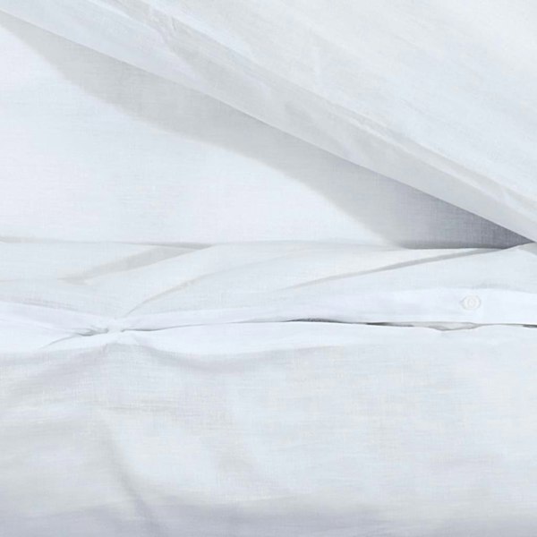 Berkfield Duvet Cover Set White 140x200 cm Light-weight Microfiber