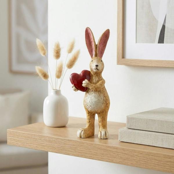 Garden Greatness Jasper Rabbit Holding Heart
