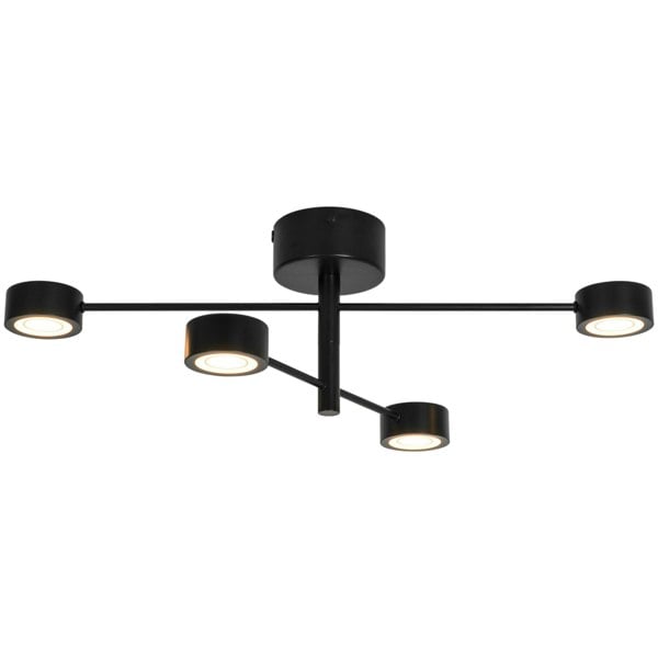 Nordlux Clyde Flex 4-Rail | Spot light | Black