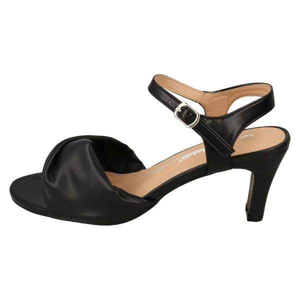 Anne Michelle Ladies Anne Michelle Mid Heel Casual Wide Fit Sandals F12111