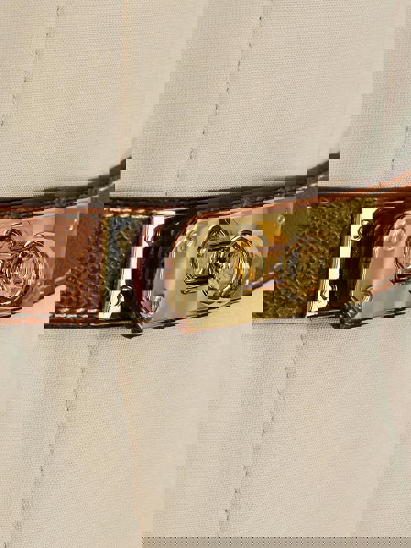 GWD Philipa Buckle Belt Collection, Camel, Brown, and Black