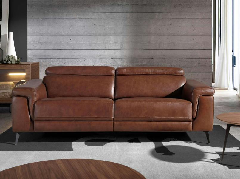 Angel Cerdá Relax sofa in brown leather 6116/6117