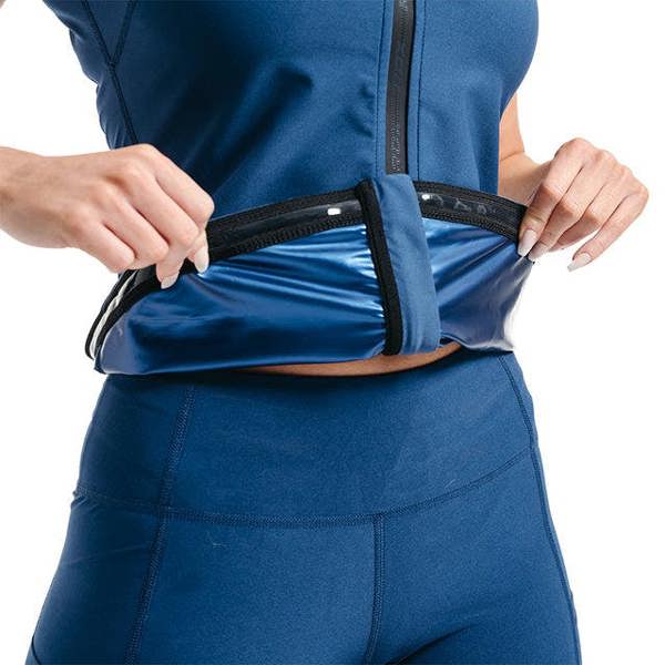 RDX Sports SWEAT VEST WOMEN'S W2 NAVY BLUE