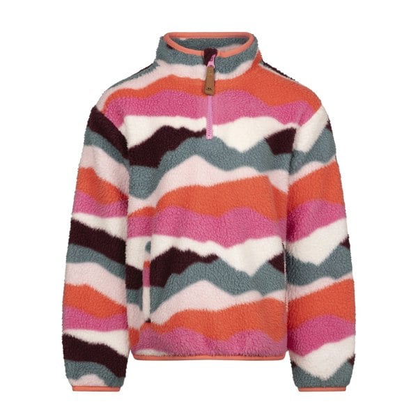 Trespass Childrens/Kids Ovie Half Zip Fleece Top - Pink
