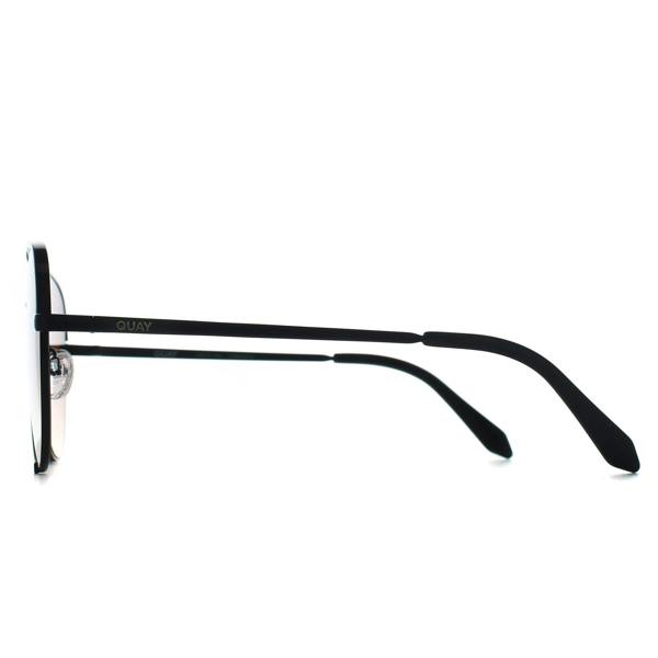 Quay Sunglasses High Key Extra Large 78615 Black Brown Yellow Gradient