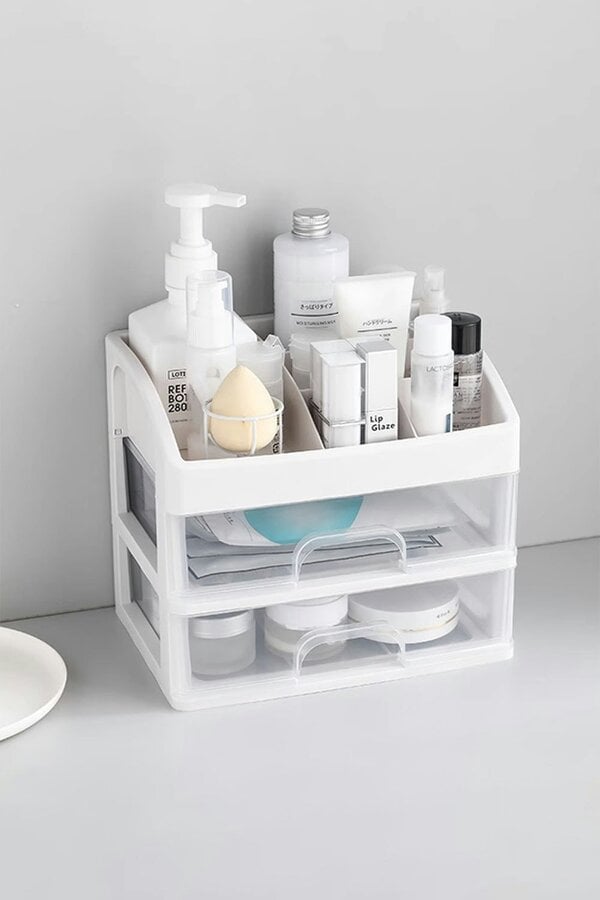 Living and Home Cosmetics Desktop Case Storage Box Multi-layer