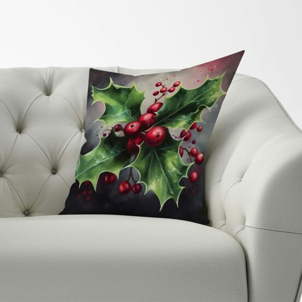 Warren Reed Splashart Holly Cushions