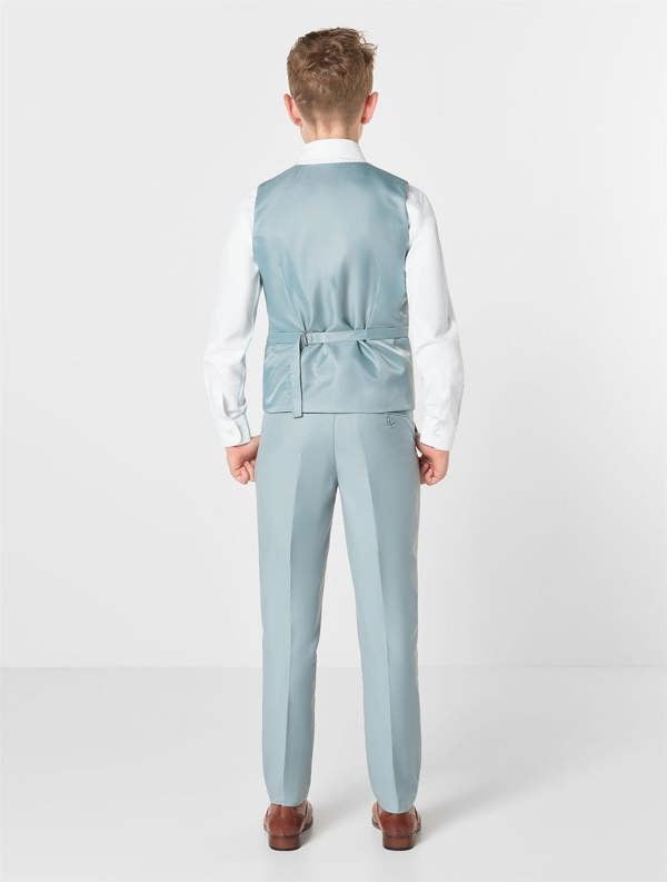 Prom suit in sage green