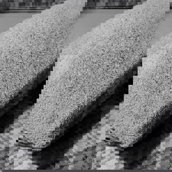 Catherine Lansfield Cosy Sherpa Check Duvet Cover Set Grey