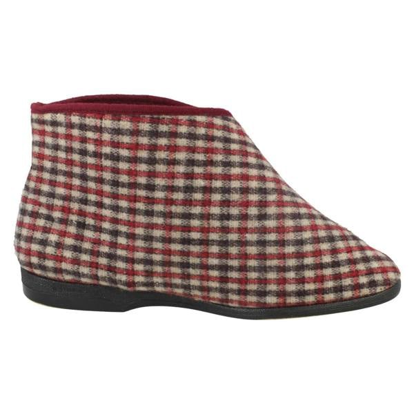 Balmoral Mens Balmoral Chequered Bootee Slippers Gawci