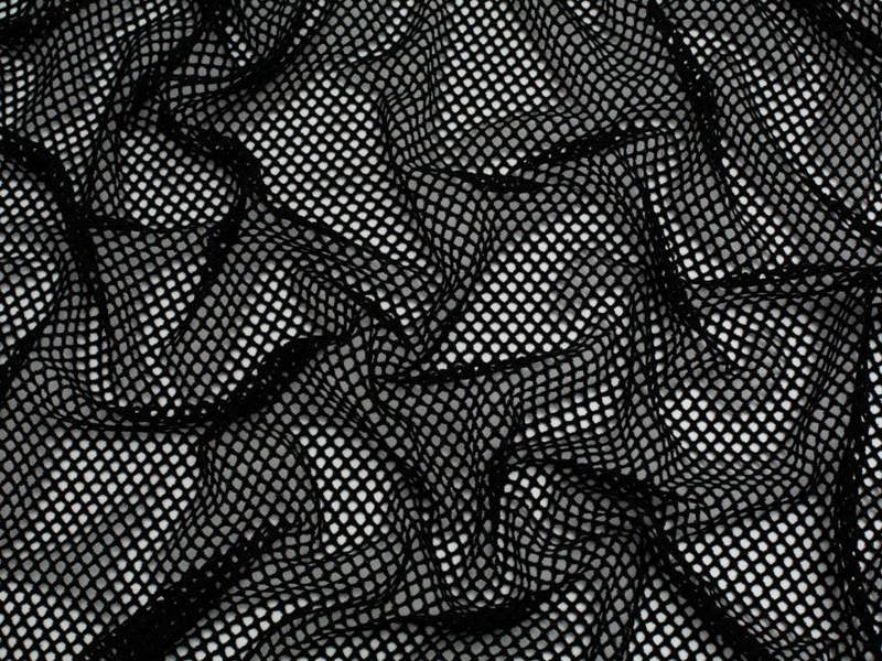 Minerva Core Range Fishnet Stretch Mesh Fabric - Plain Design Dressmaking Fabric, 160 cm / 63" Wide - per metre