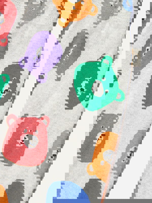 The Bonnie Mob Kids Bubbly Bears Trousers in Grey