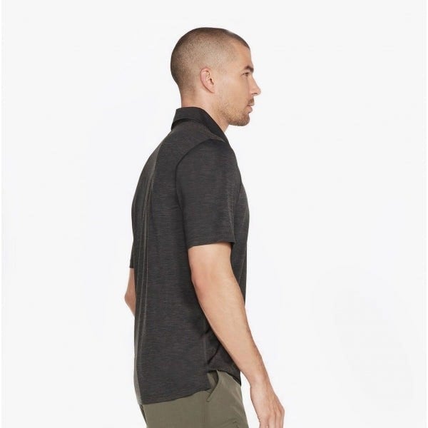 Skechers M1TO57/BKCC ON THE ROAD Mens Polo Shirt Black/Charcoal