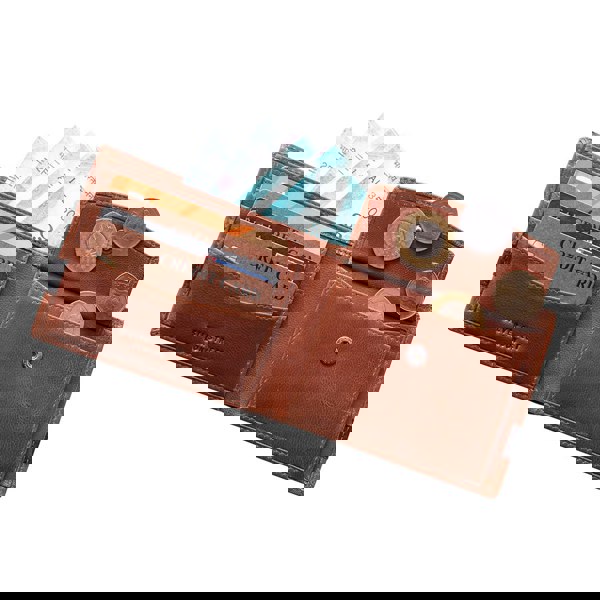 Silver Street London BRESWELL Mens Bi-Fold Wallet Brown