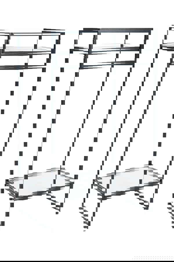 Living and Home Rectangle Tempered Glass Side Table