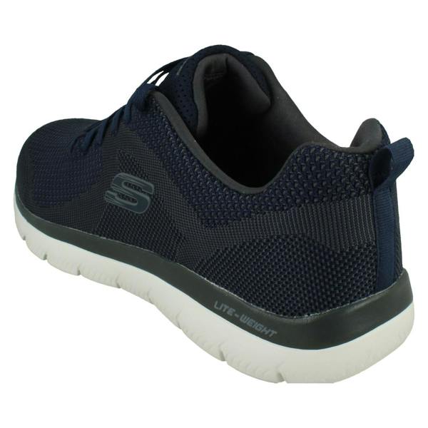 Skechers Mens Skechers Lace Up Casual Trainers Brisbane 232057