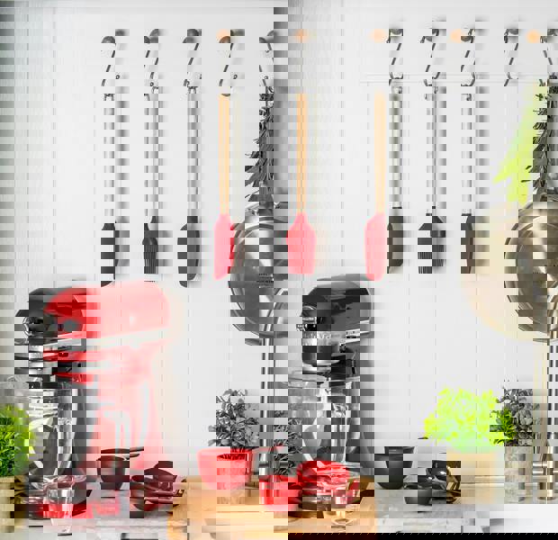 KitchenAid Birchwood Basting Brush - Empire Red