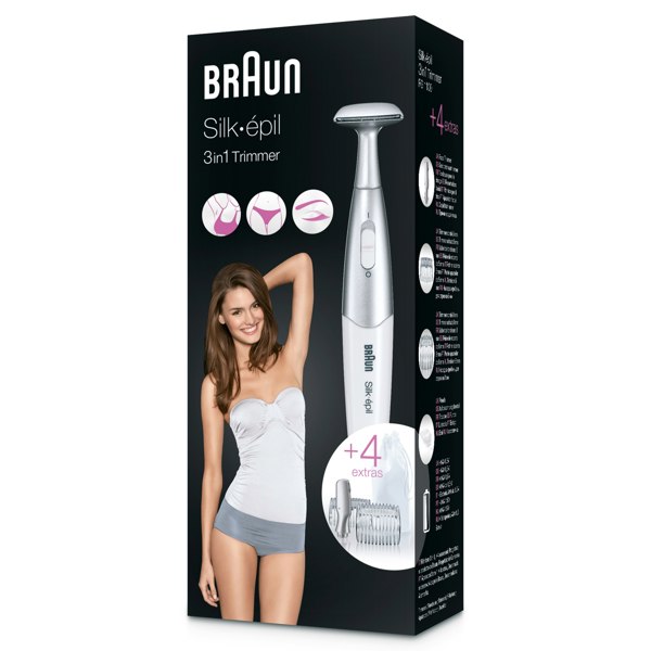 Braun Silk-epil Bikini Styler FG1100 White with 4 Extras