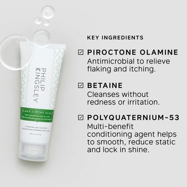 Philip Kingsley Flaky/Itchy Scalp Hydrating Curl Anti-Dandruff Shampoo