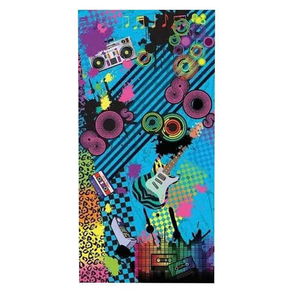 Bristol Novelty I Love The 80s Photo Backdrop (Pack of 3) - Multicoloured - 