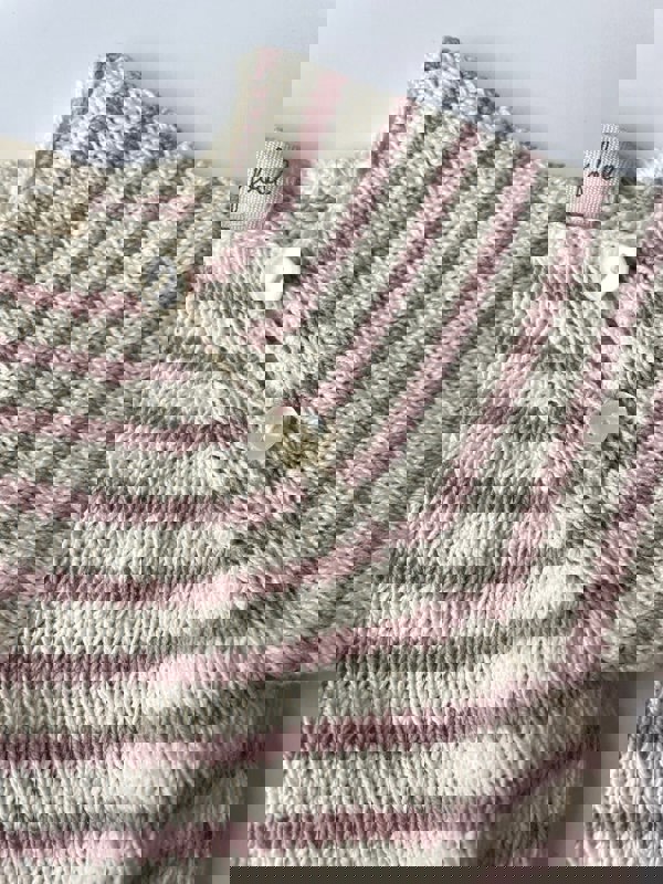 Gooseberry Fool Striped Cotton Jumper