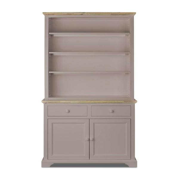Statement Furniture Florence Display Cabinet with Height Adjustable Shelves and Cupboard
