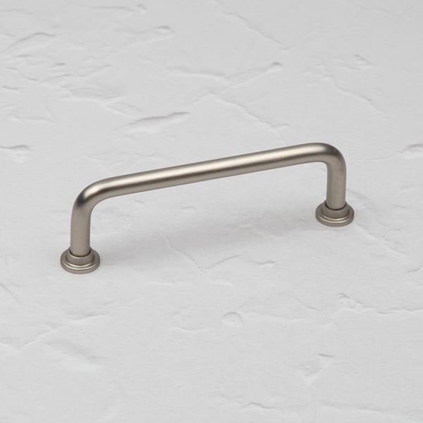 Handle & Home Satin Nickel Curved Pipe Handles