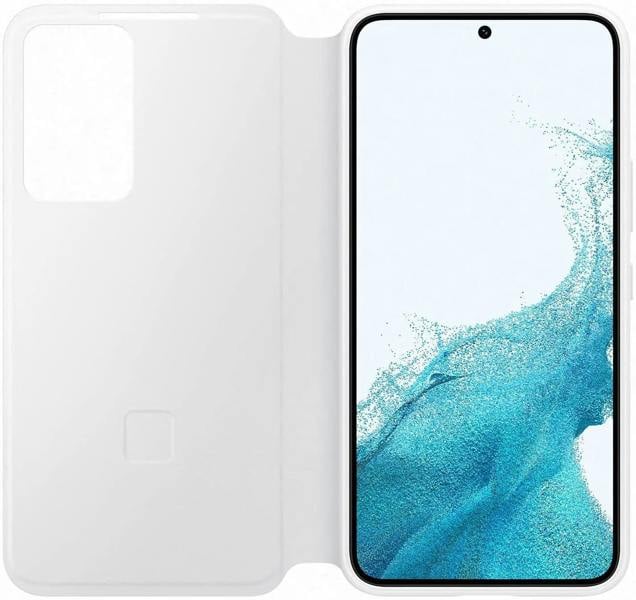 Samsung Galaxy S22 Plus Clear View Cover White - EF-ZS906CWEGEW