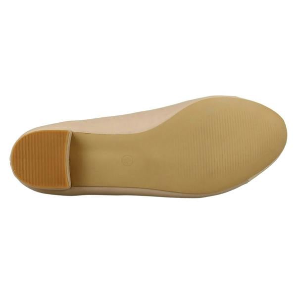 Spot On Ladies Spot On Mid Heel Court Shoes