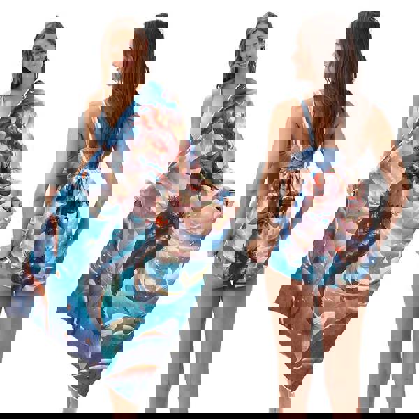 Leaper 2-in-1 Foldable Printed Bath Towel Backpack