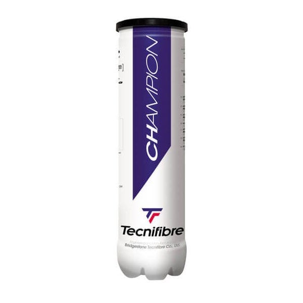 Tecnifibre Champion Tennis Balls - Tube of 4