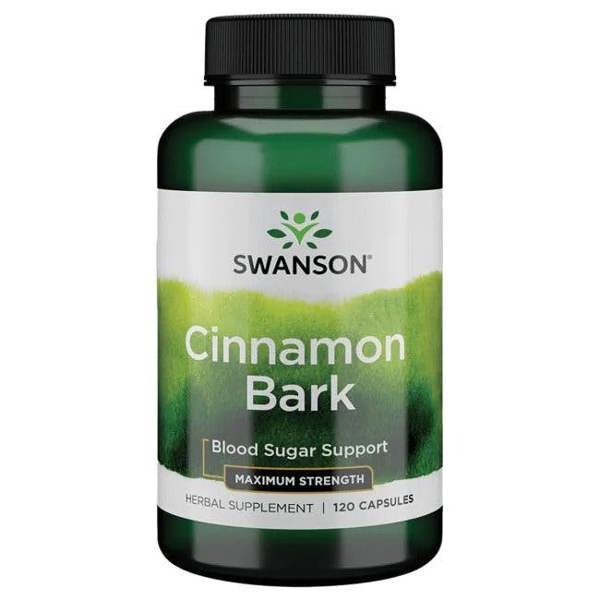 Swanson Cinnamon Bark, Maximum Strength - 120 caps