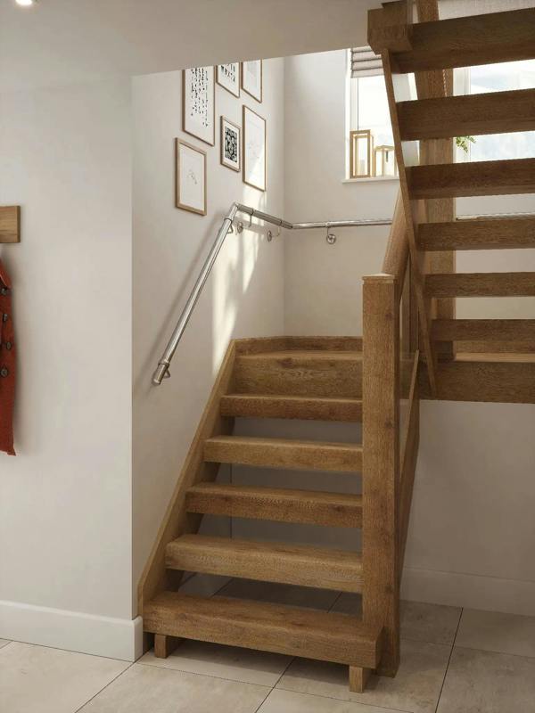 Handrails Direct Radway Chrome Half Turn Handrail