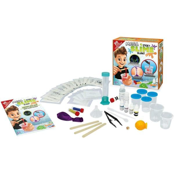 Buki Mega Sticky Slime Kit - White