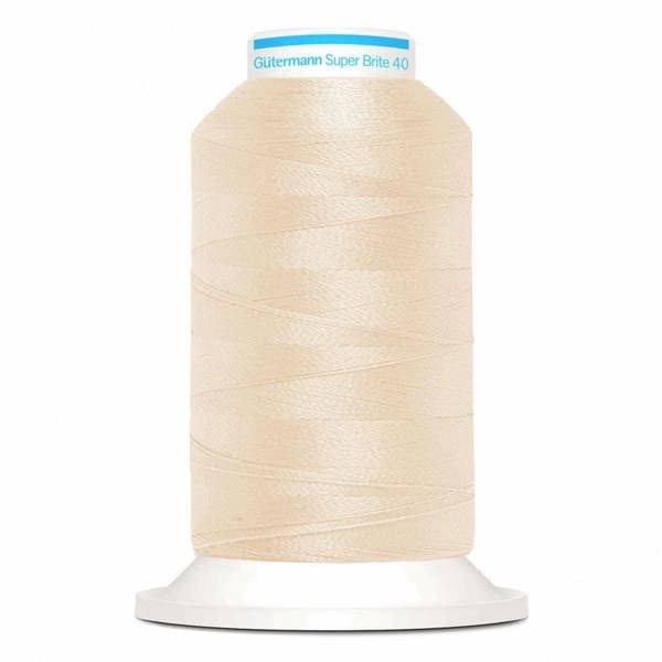 Gutermann Super Brite Polyester 40 Embroidery Thread 1000m Polyester Thread Suitable For Embroidery