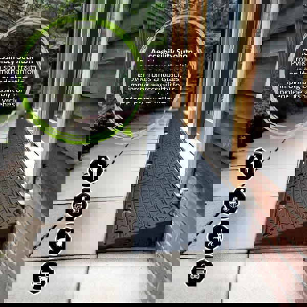 Nicoman Heavy-Duty Rubber Kerb Ramps