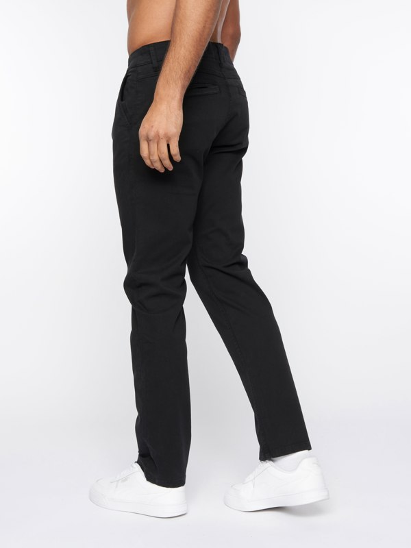 Duck and Cover Moretor Chinos Black