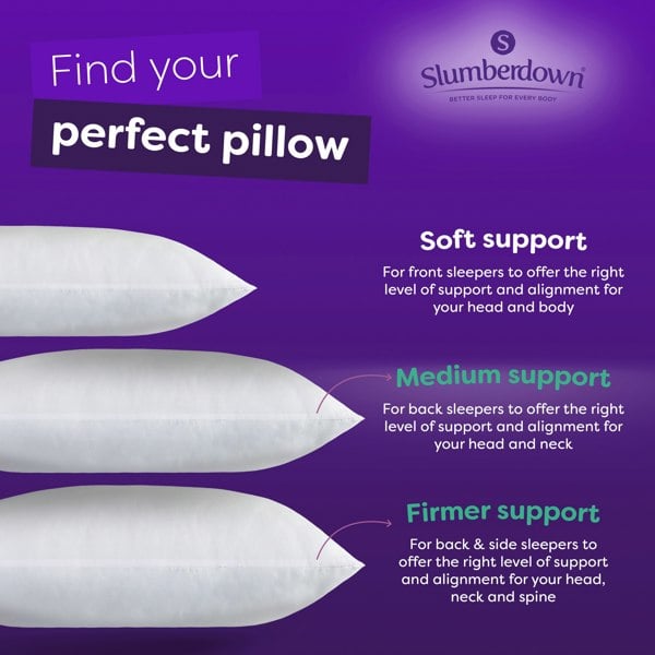 Slumberdown Made For You Two Medium / Firm Support Pillow