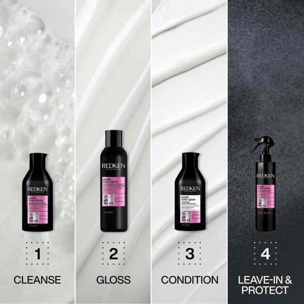 Redken Acidic Color Gloss Sulphate-Free Shampoo Glass-Like Shine for Colour Treated Hair 300ml - Additional 5