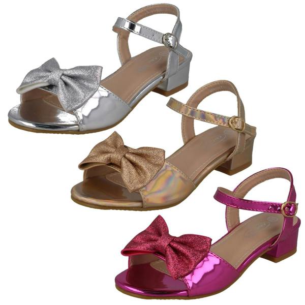 Spot On Girls Spot On Metallic Sandals H1108