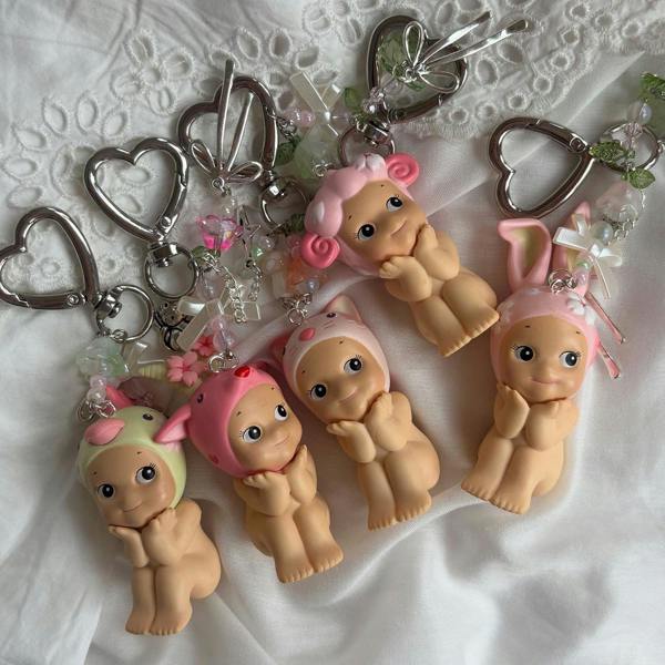 Lovedbymimii Sonny Angel Cherry Blossom Keychains