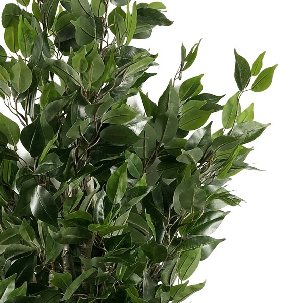 Leaf 110cm Artificial Evergreen Twist Ficus Tree