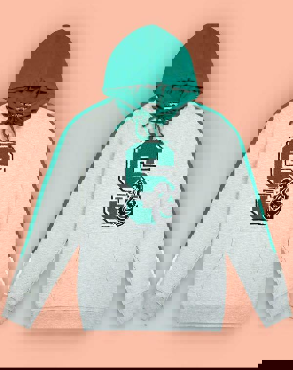 Harry Potter Unisex Grey Slytherin Hoodie